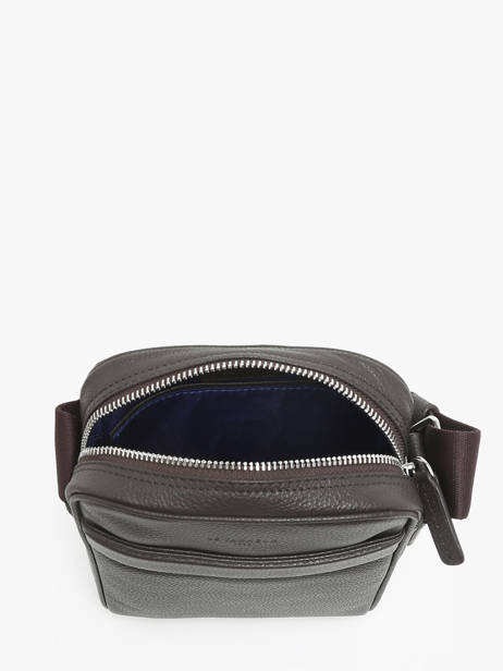 Cross Body Tas Le tanneur Bruin charles TCHA2200 ander zicht 3